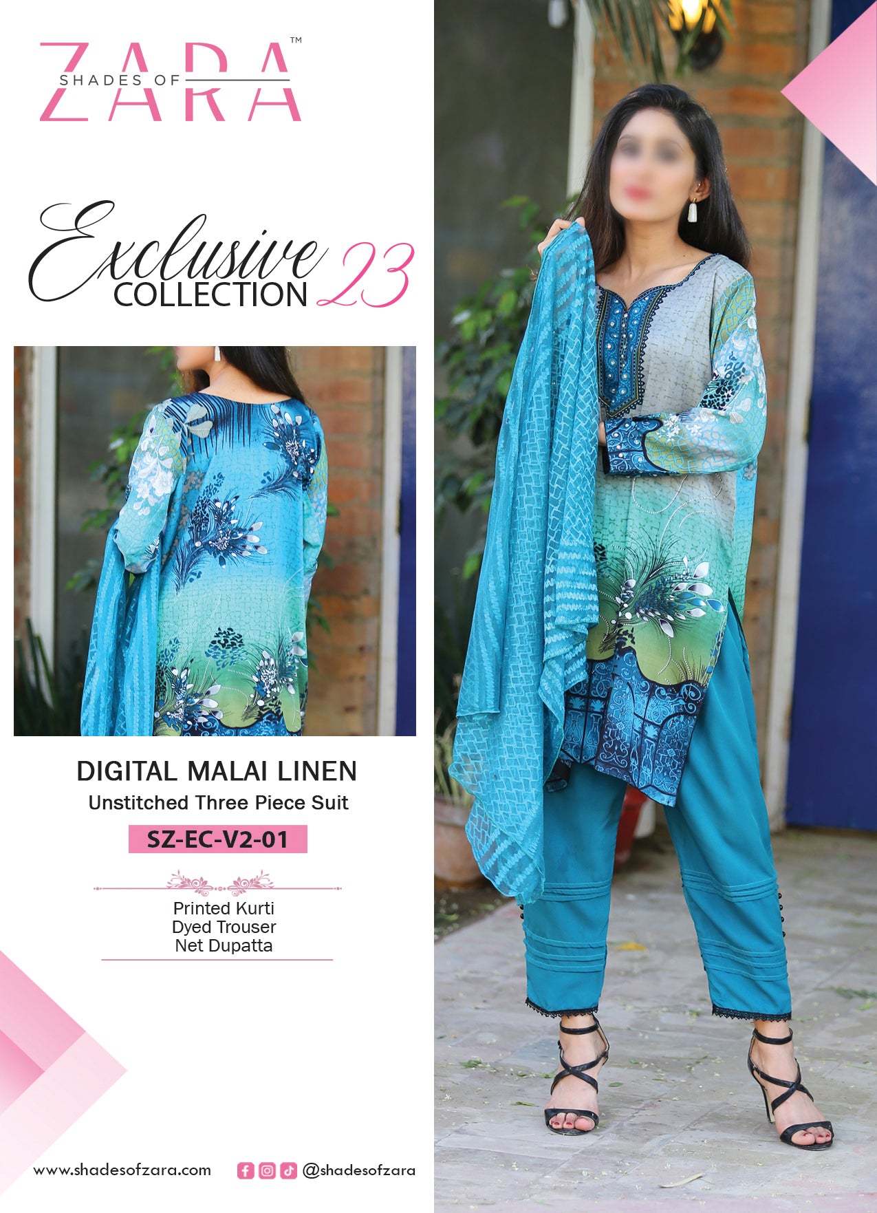 Zara Vol 4 Unstitched Ladies Cotton Suits at Rs 385 in Surat