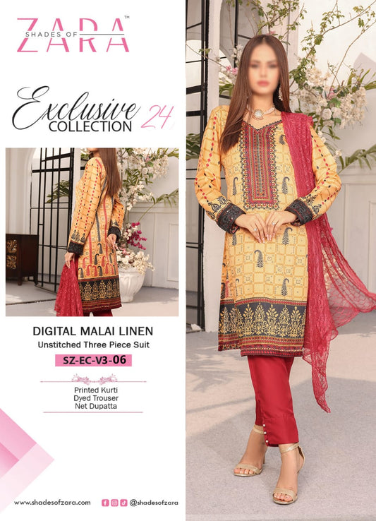 Digital Malai Linen - EC-V3-006