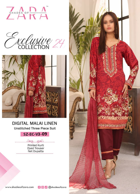 Digital Malai Linen - EC-V3-009